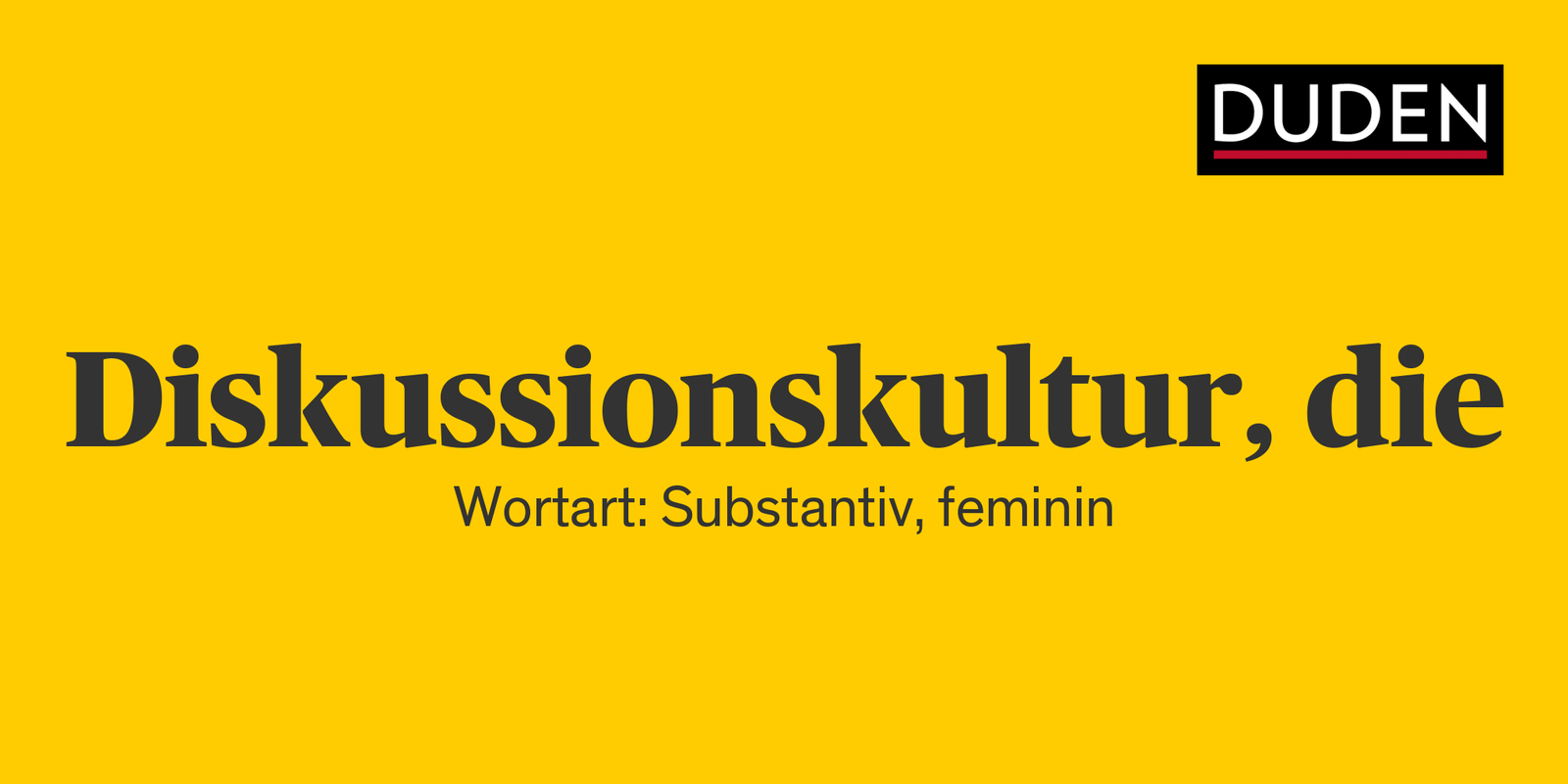 Diskussionskultur